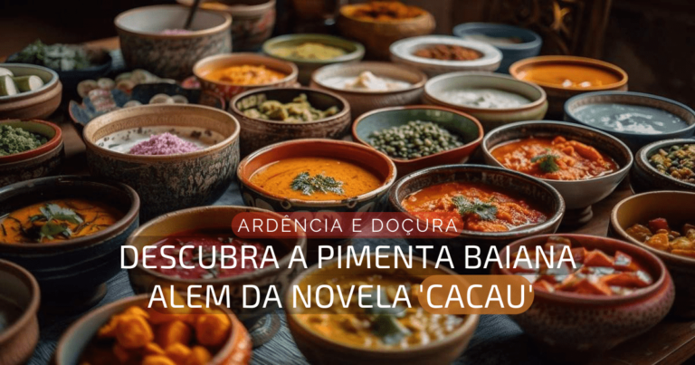 Pratos típicos da Bahia temperados com malaguetas, uma explosão de sabor.